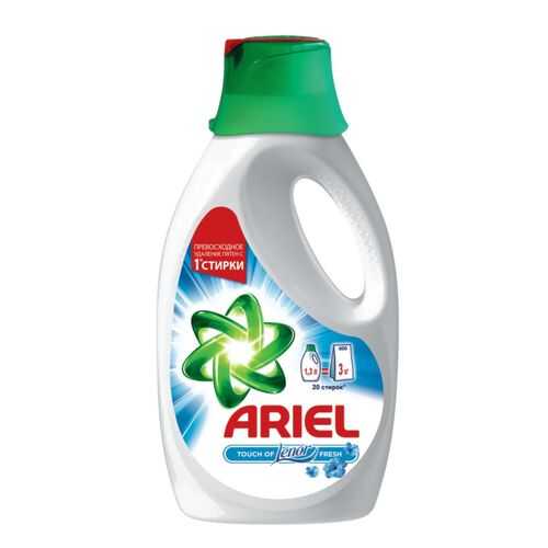 Гель для стирки Ariel touch of lenor fresh 1.9 мл в Tupperware