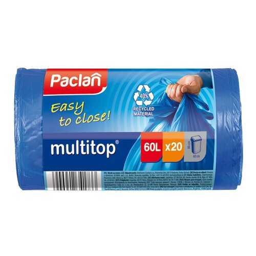 Мешки для мусора Paclan Multitop 60л 20шт в Tupperware