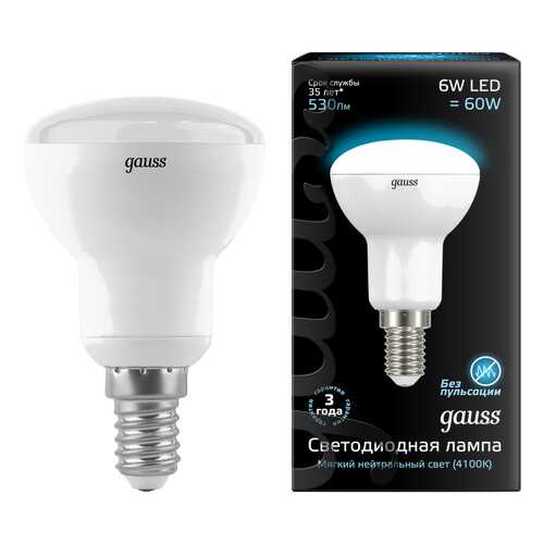 Лампочка Gauss LED Reflector R50 6 Вт Светодиодная в Tupperware